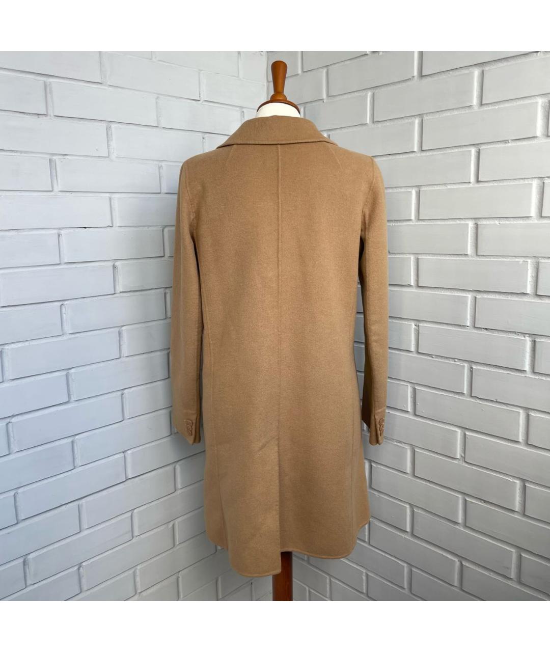 'S MAX MARA Бежевое шерстяное пальто, фото 2