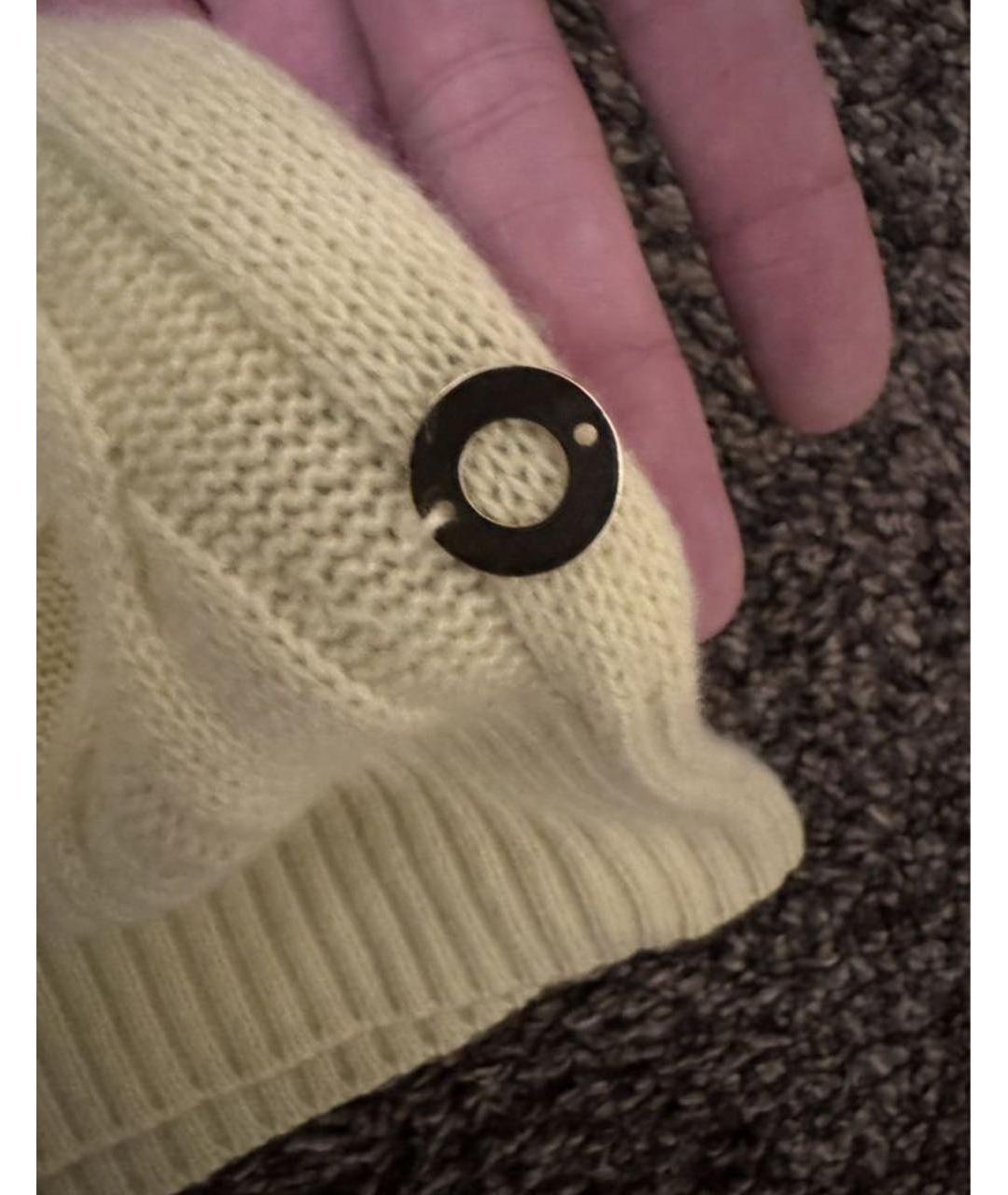 LORO PIANA Желтый кашемировый джемпер / свитер, фото 5