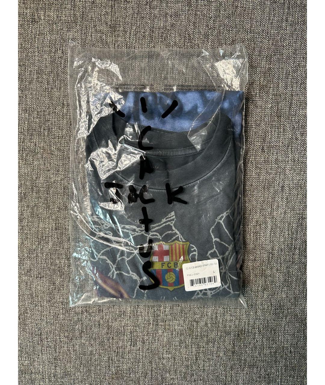 CACTUS JACK BY TRAVIS SCOTT Серая хлопковая футболка, фото 3