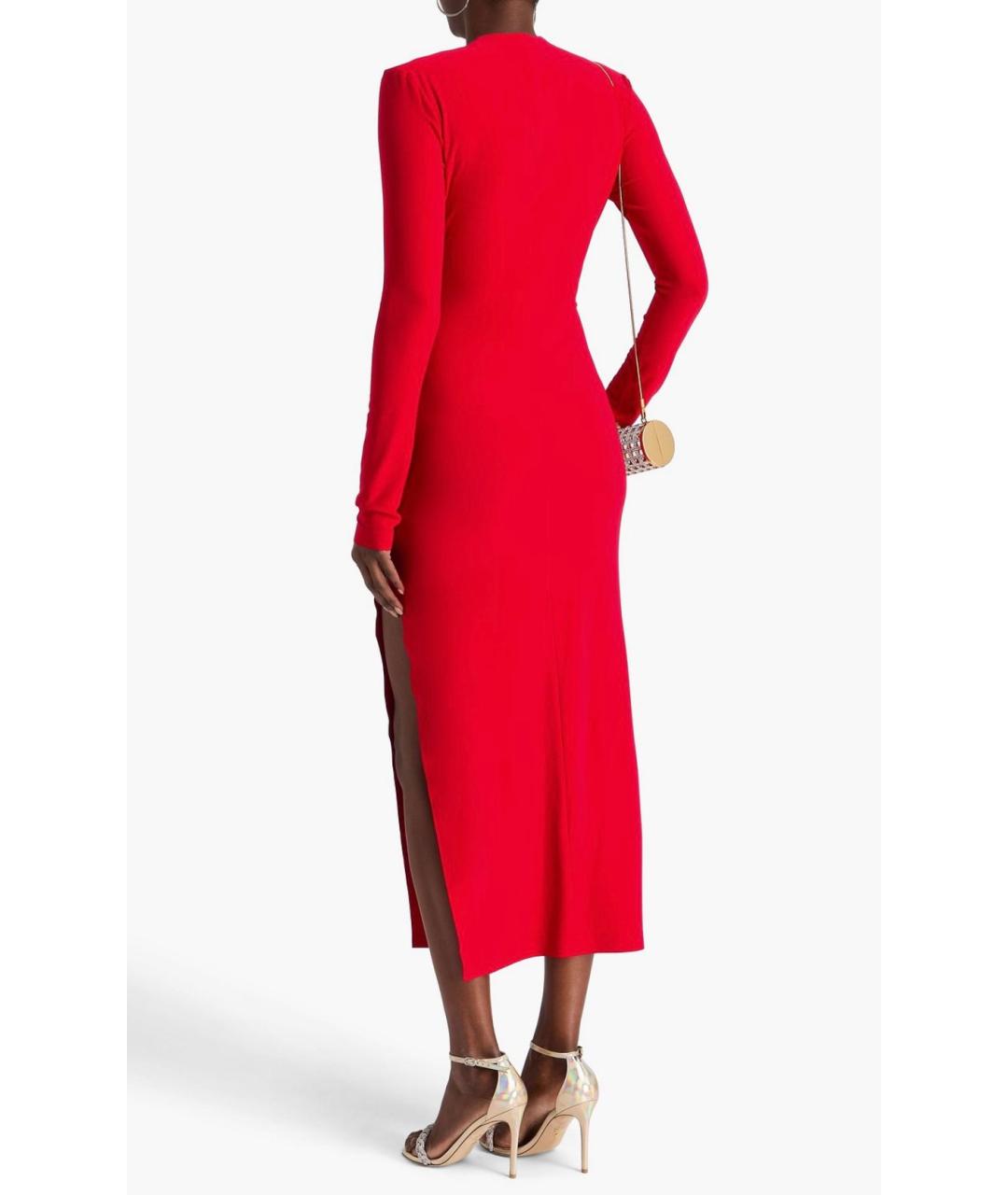 NORMA KAMALI Красное коктейльное платье, фото 3