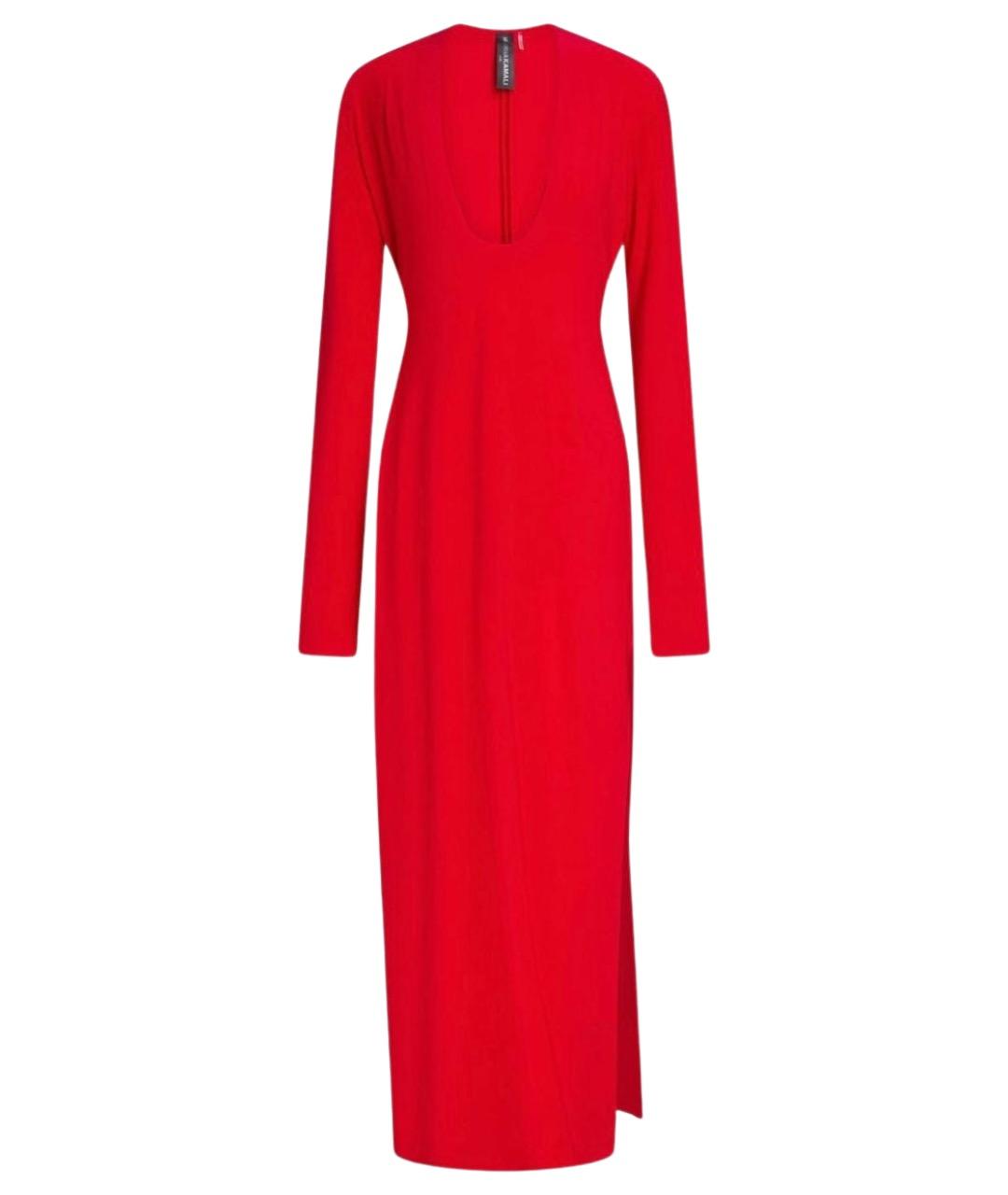 NORMA KAMALI Красное коктейльное платье, фото 1