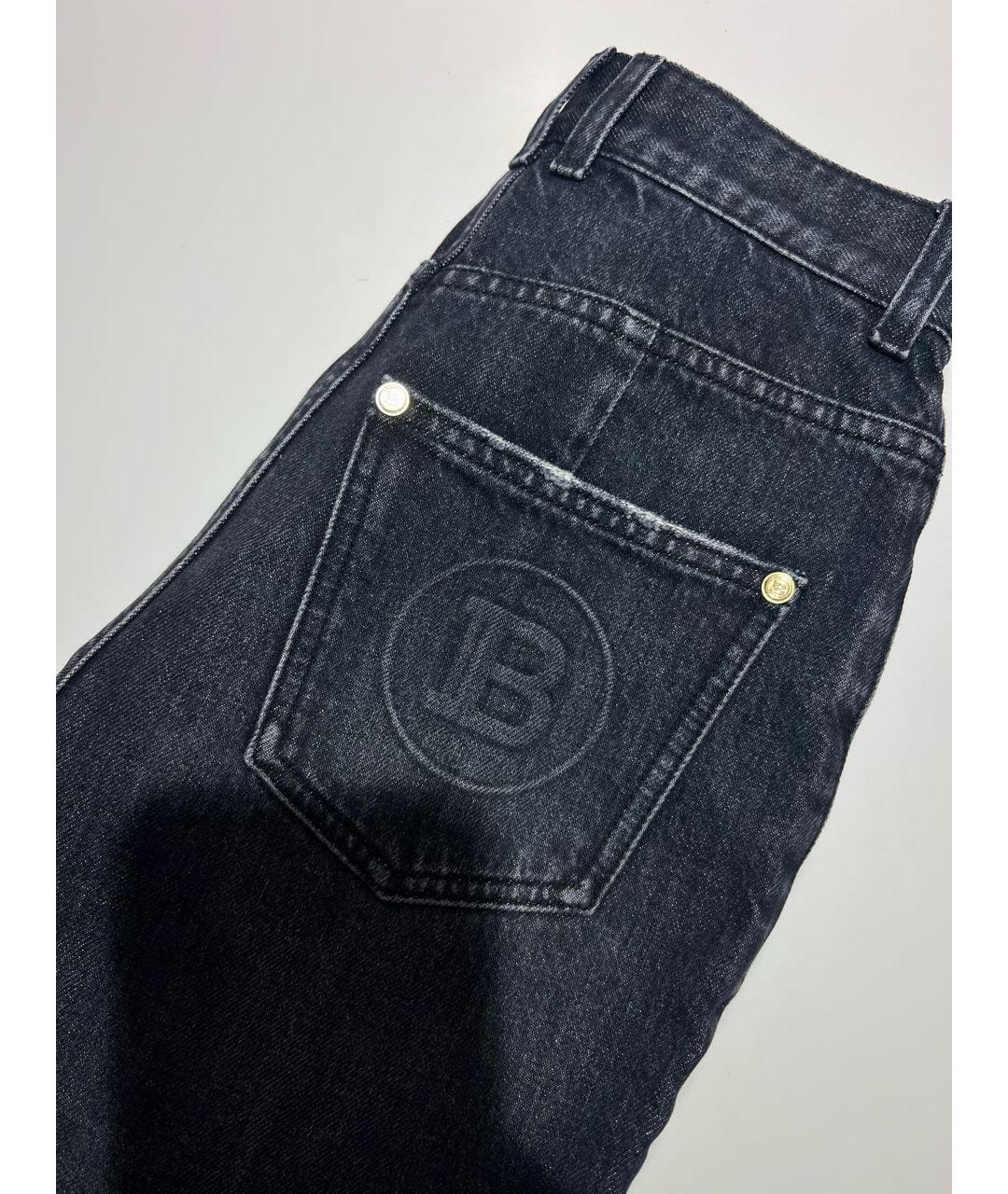 BALMAIN Темно-синие джинсы клеш, фото 3