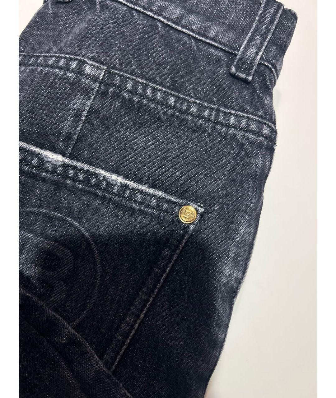 BALMAIN Темно-синие джинсы клеш, фото 5