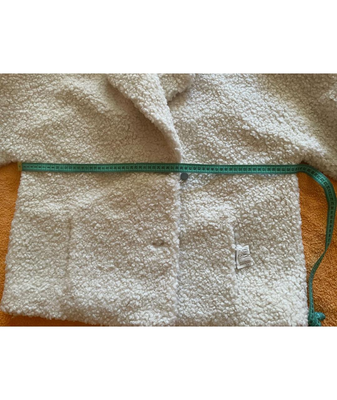 STAND STUDIO Белая меховая шуба, фото 5
