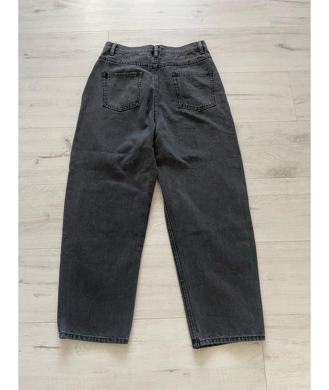 12 STOREEZ Серые хлопко-полиэстеровые прямые джинсы, фото 2