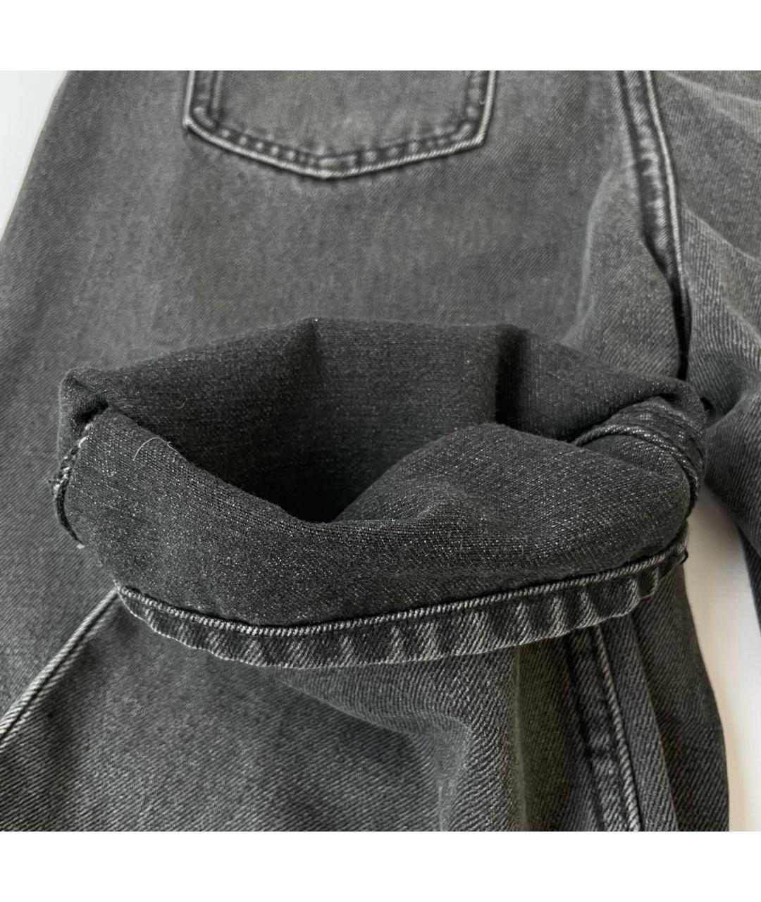 12 STOREEZ Серые хлопко-полиэстеровые прямые джинсы, фото 7