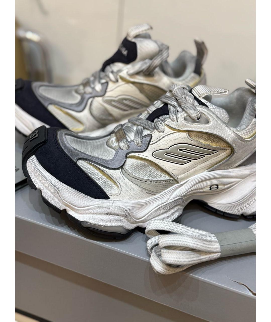 BALENCIAGA Серые кроссовки, фото 5