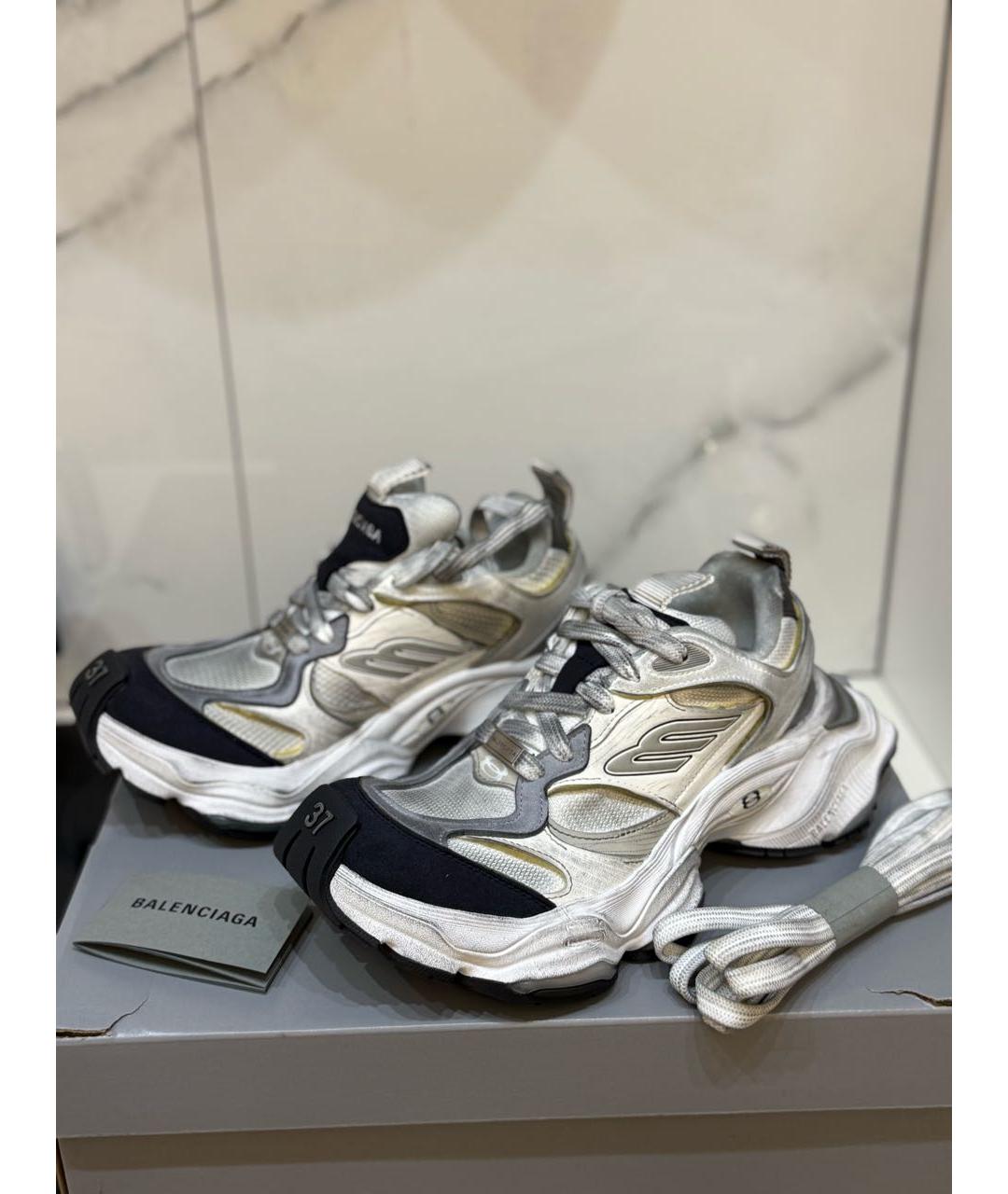 BALENCIAGA Серые кроссовки, фото 7