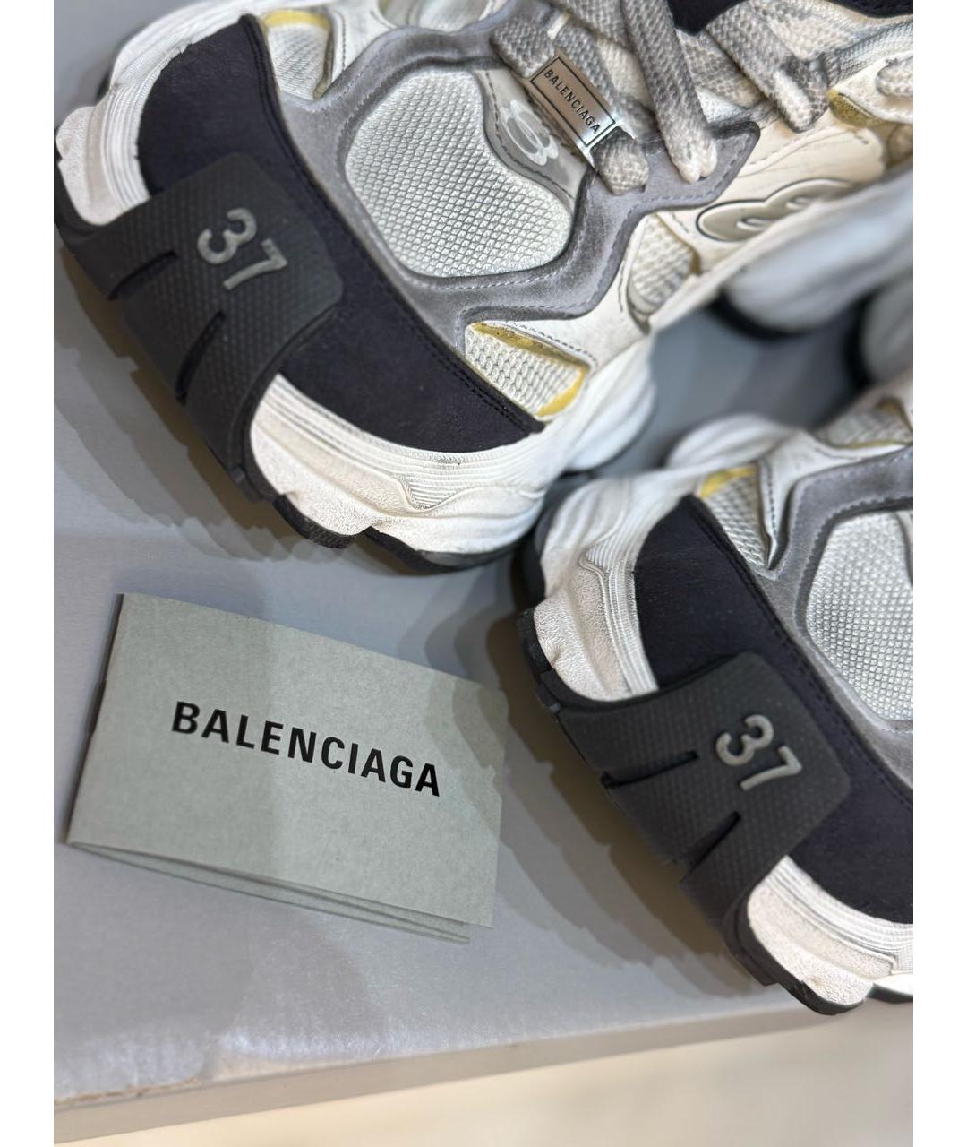 BALENCIAGA Серые кроссовки, фото 6