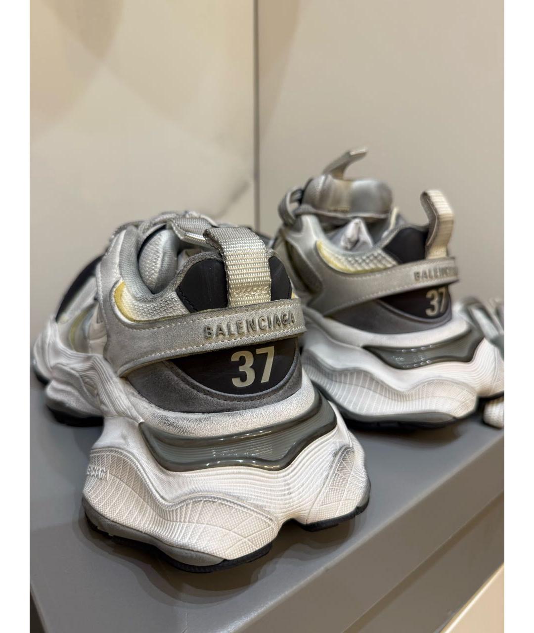 BALENCIAGA Серые кроссовки, фото 8