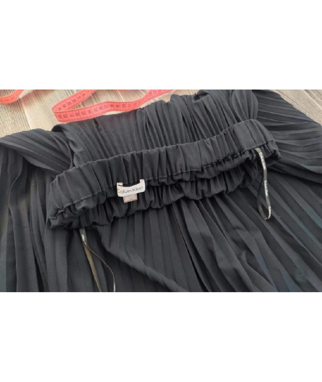 CALVIN KLEIN Черная юбка макси, фото 5