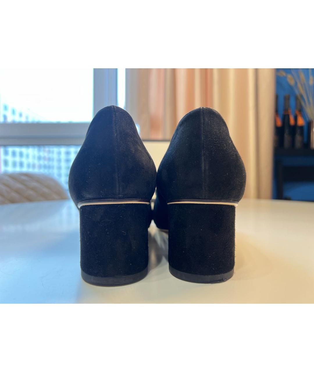 GUCCI Черные замшевые туфли, фото 4