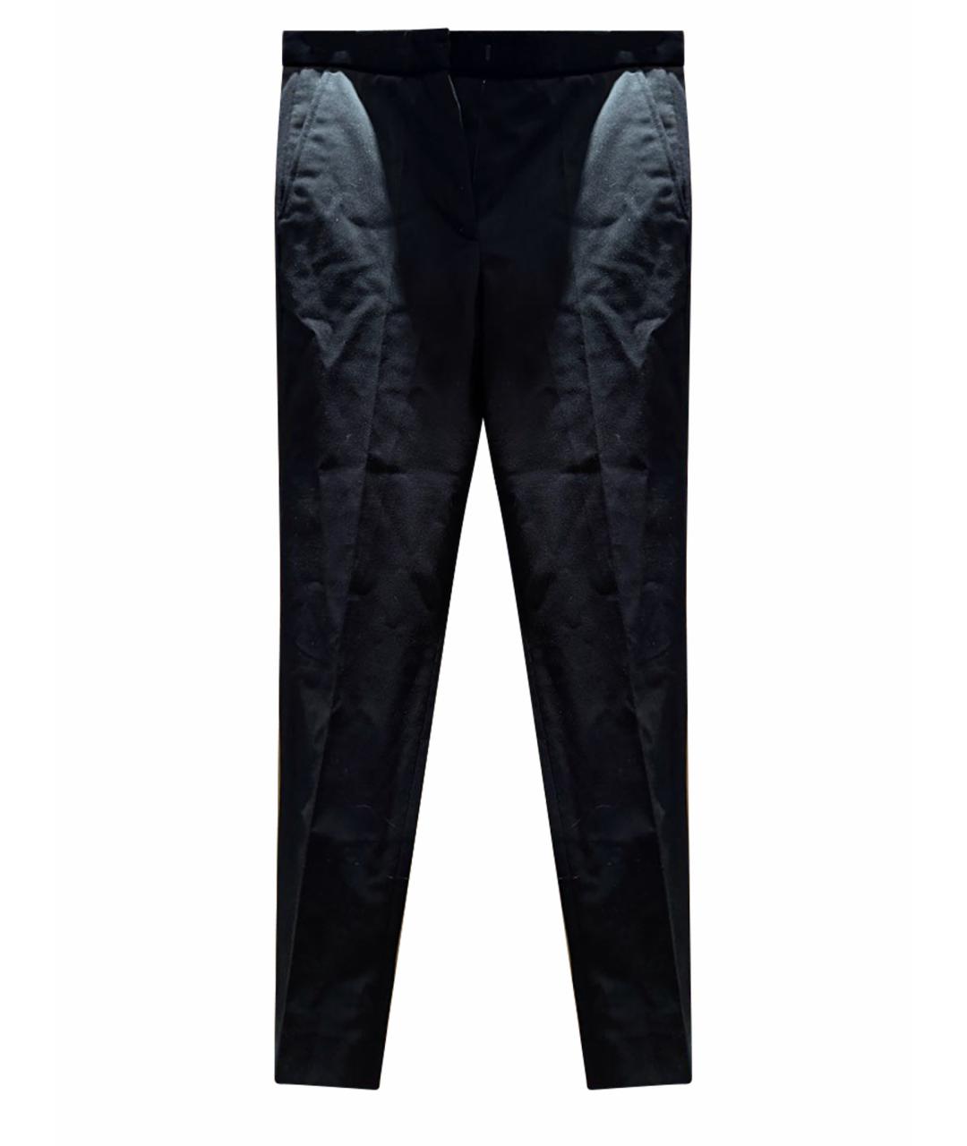 SANDRO Черные шерстяные брюки узкие, фото 1