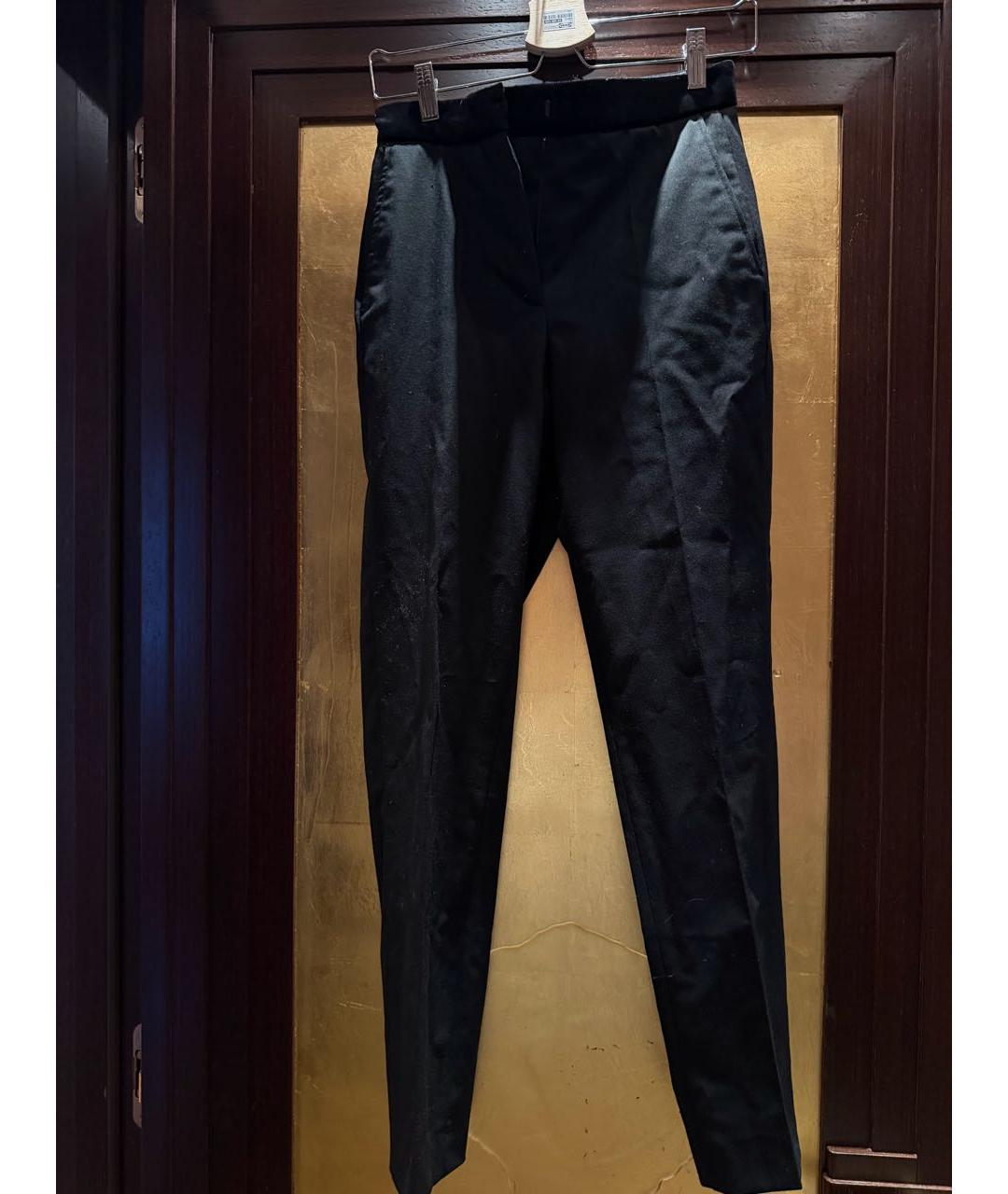 SANDRO Черные шерстяные брюки узкие, фото 5