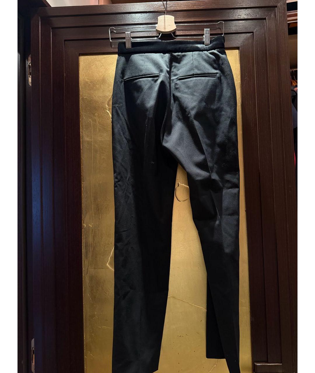 SANDRO Черные шерстяные брюки узкие, фото 2