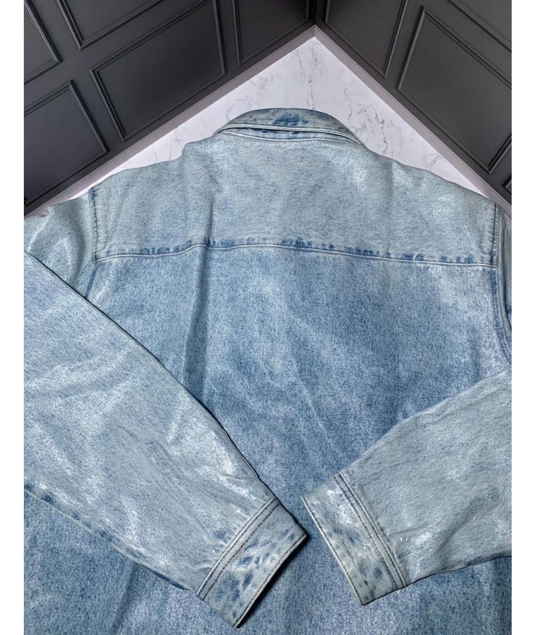 DIESEL Голубая деним рубашка, фото 7