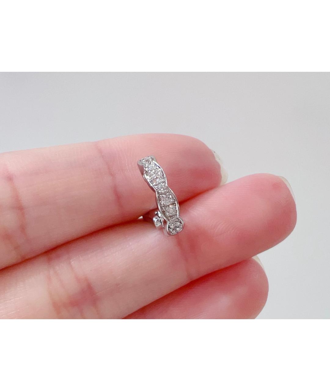 CHANEL Золотые серьги из белого золота, фото 5