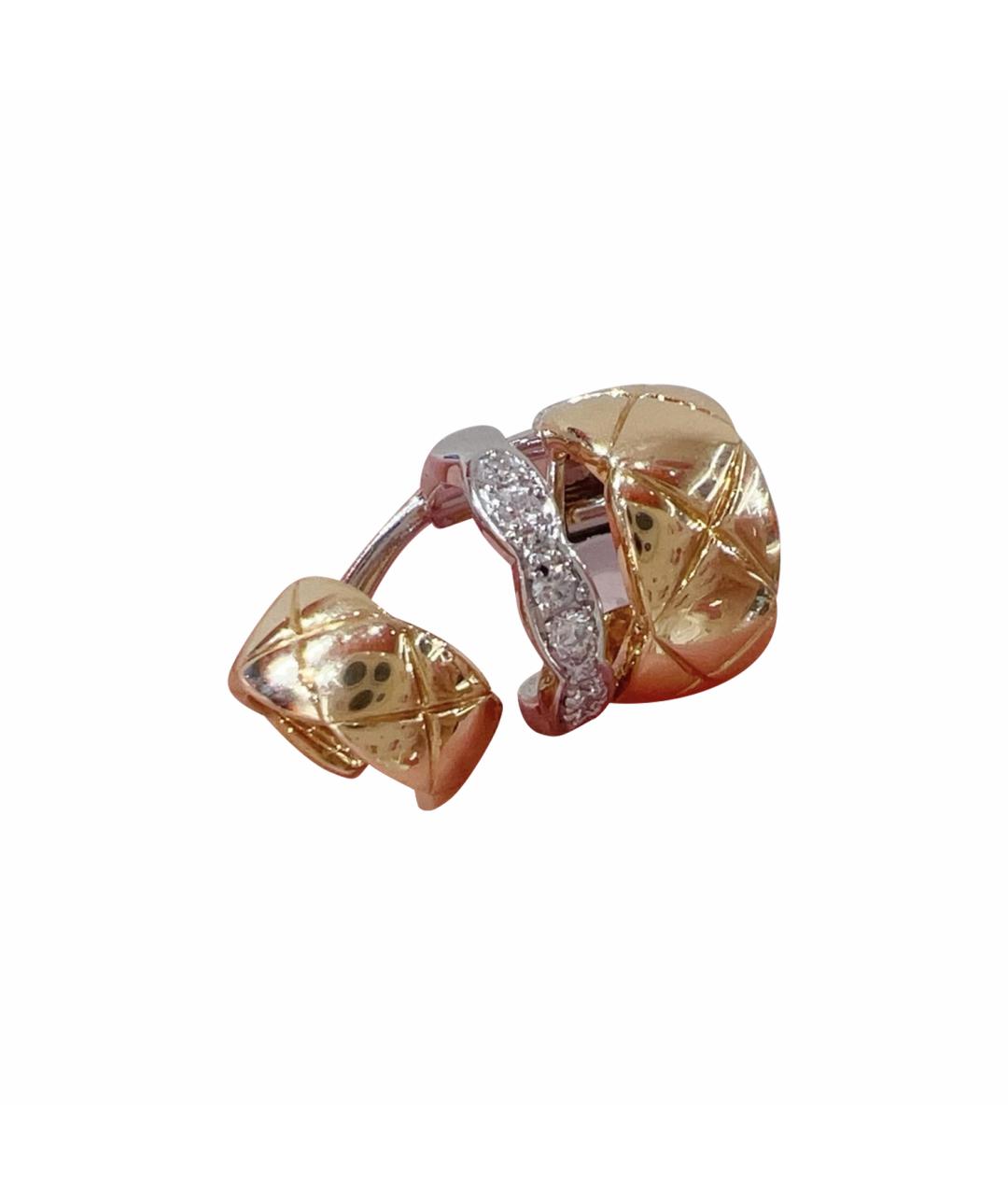 CHANEL Золотые серьги из белого золота, фото 1