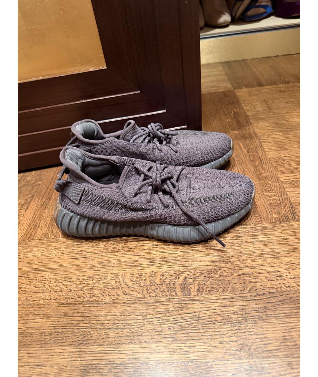 YEEZY Черные текстильные кроссовки, фото 5