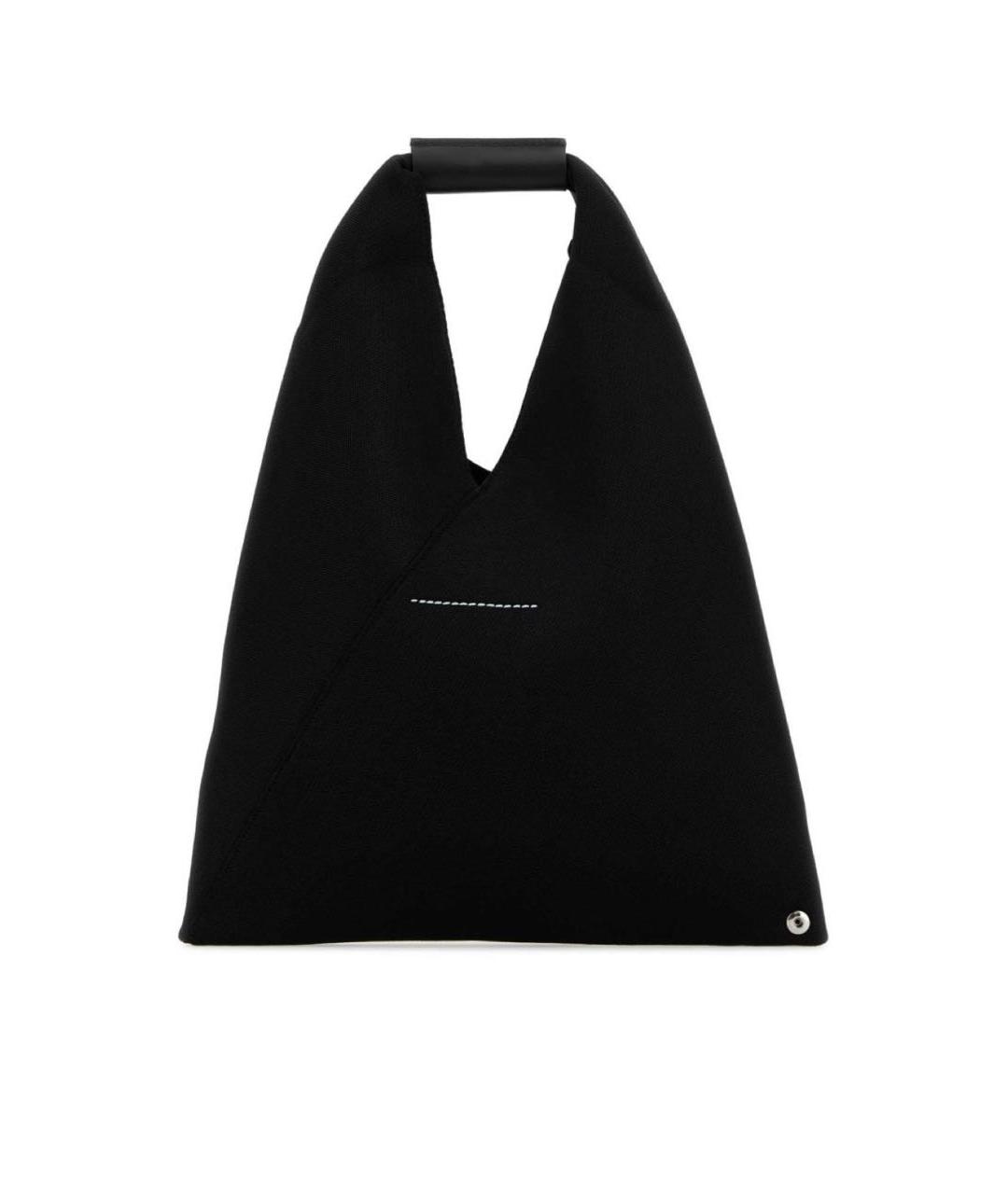 MM6 MAISON MARGIELA Черная синтетическая сумка тоут, фото 3