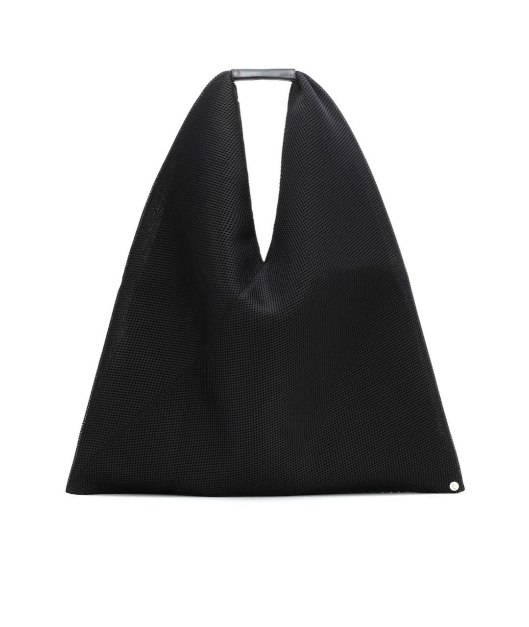 MM6 MAISON MARGIELA Черная синтетическая сумка тоут, фото 1