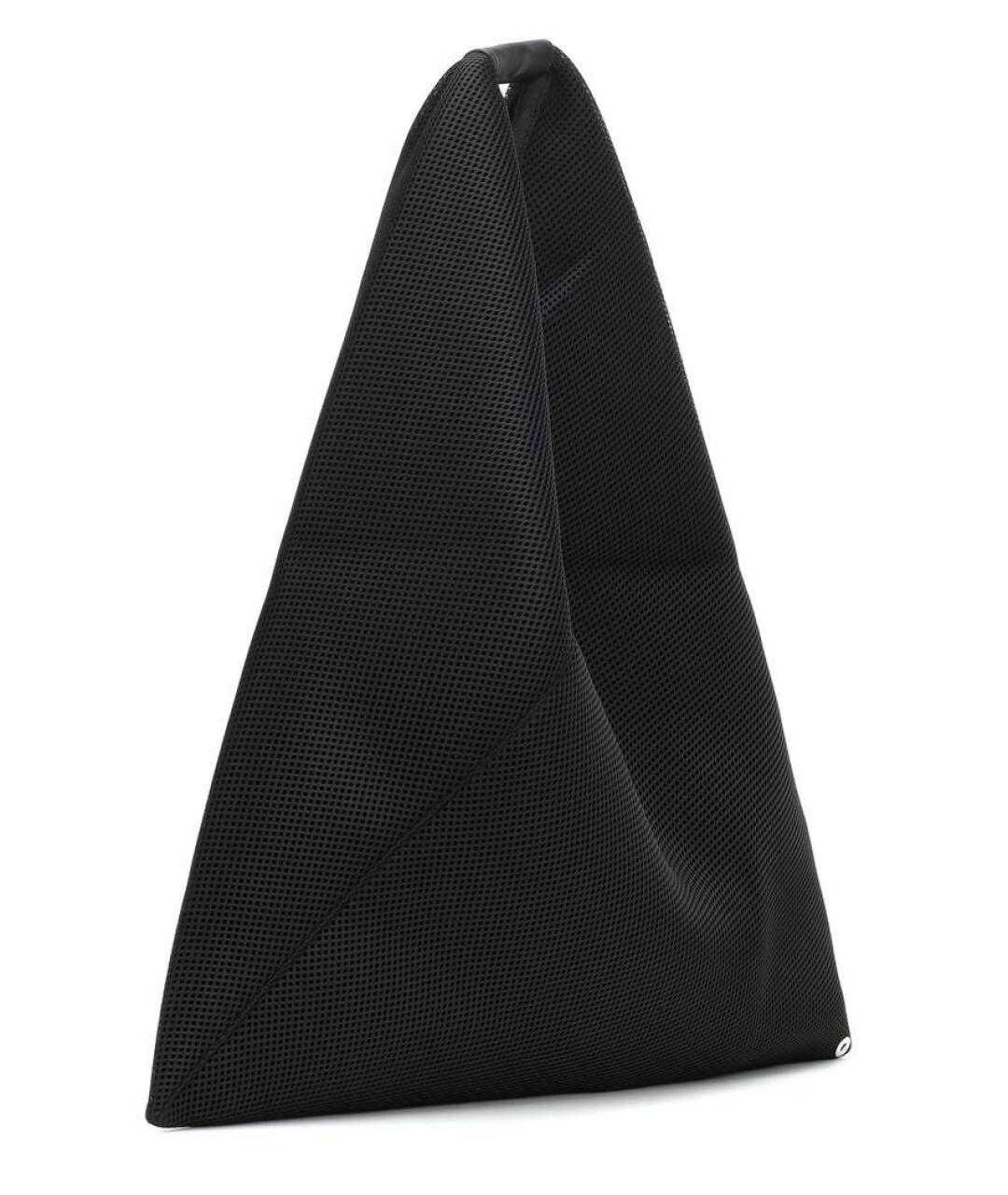 MM6 MAISON MARGIELA Черная синтетическая сумка тоут, фото 2