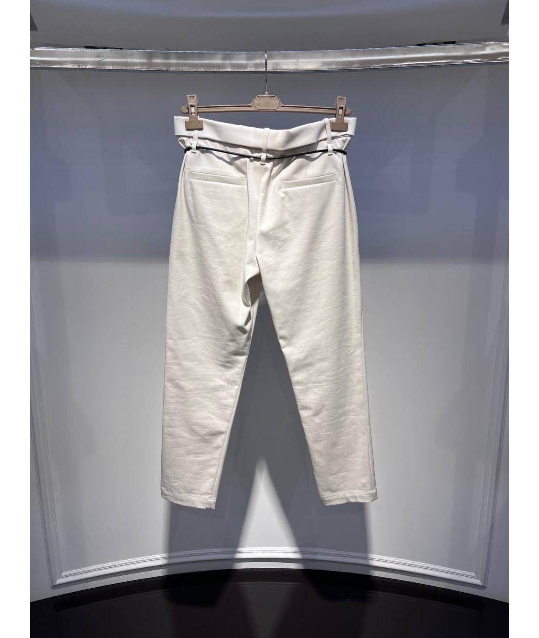 BRUNELLO CUCINELLI Бежевые брюки узкие, фото 3