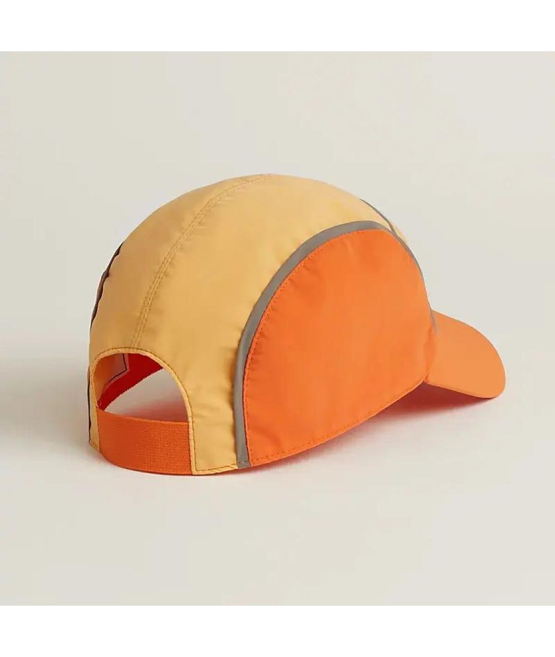 HERMES Оранжевая кепка/бейсболка, фото 2