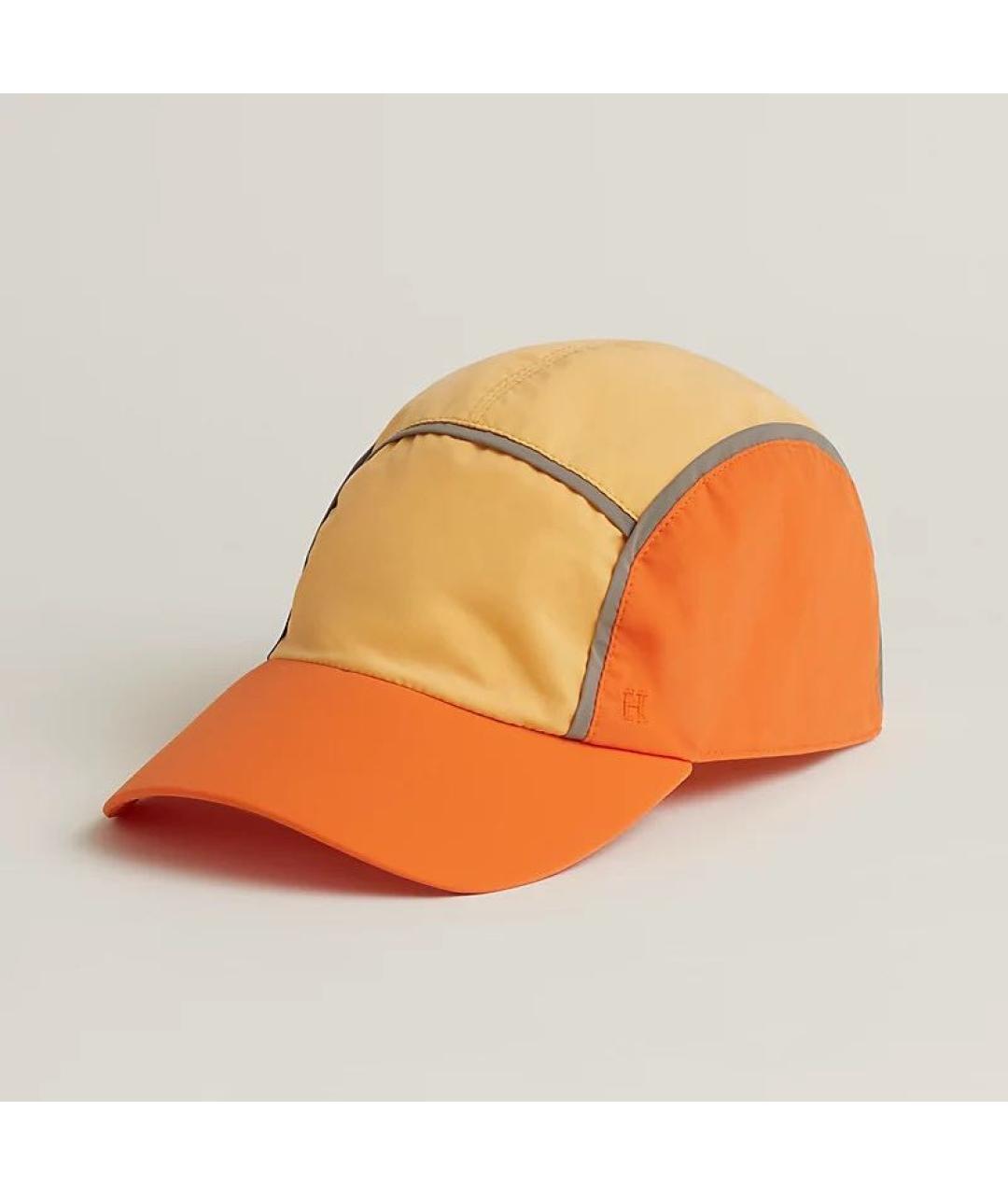 HERMES Оранжевая кепка/бейсболка, фото 6