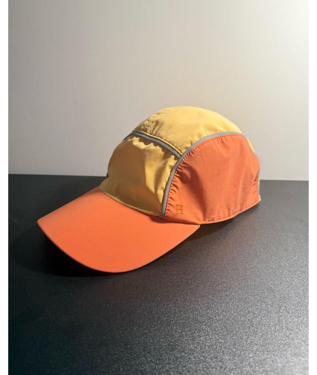 HERMES Оранжевая кепка/бейсболка, фото 3