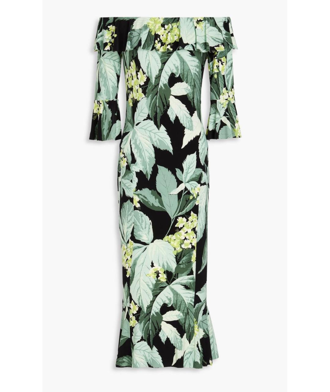 NORMA KAMALI Зеленые коктейльное платье, фото 4