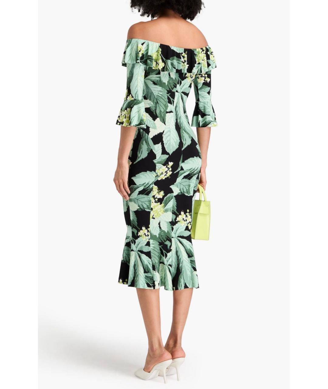 NORMA KAMALI Зеленые коктейльное платье, фото 3