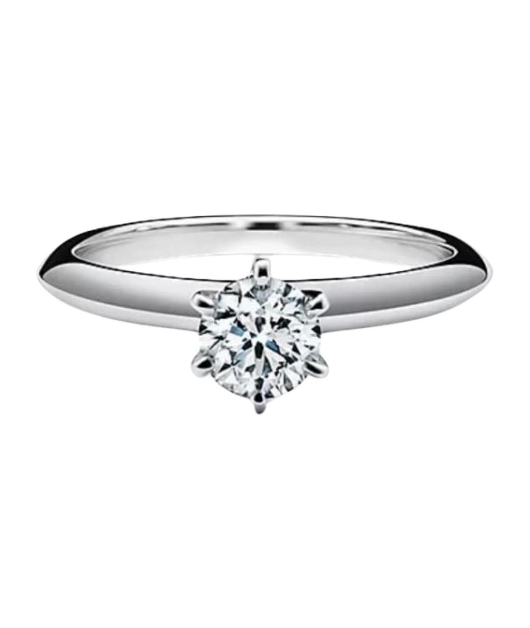 TIFFANY&CO Серебряное платиновое кольцо, фото 1