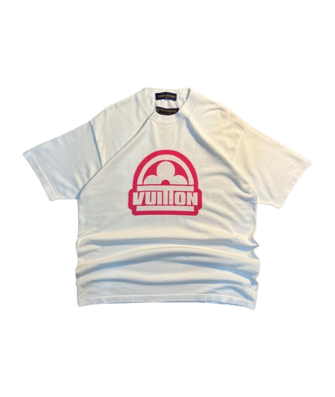 LOUIS VUITTON Белая хлопковая футболка, фото 1