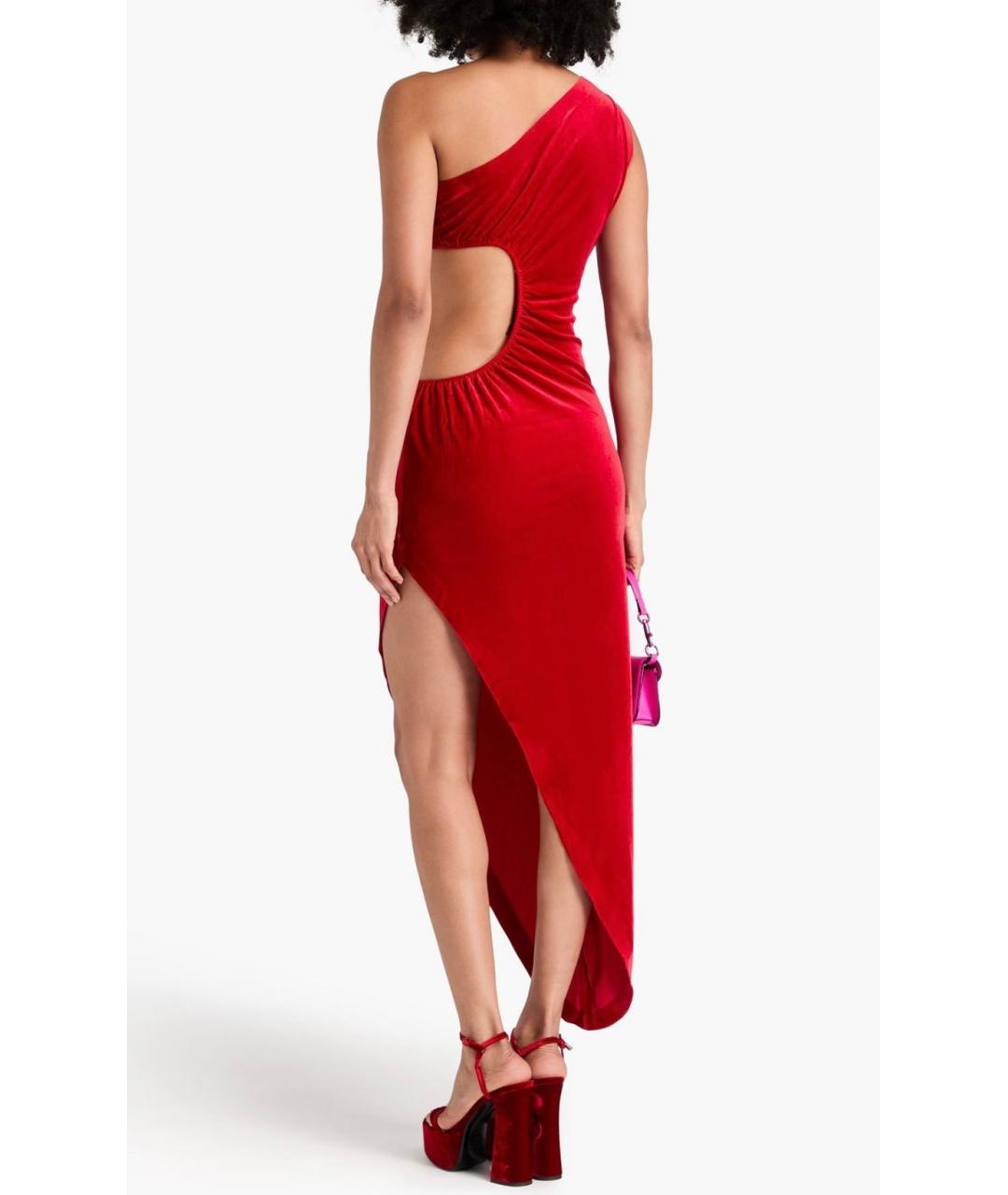 NORMA KAMALI Красное коктейльное платье, фото 3