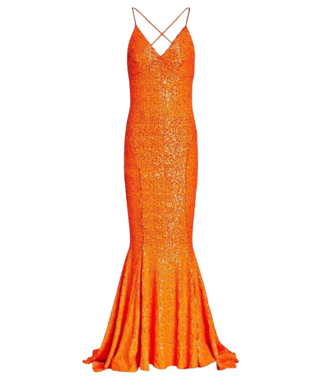 NORMA KAMALI Оранжевое коктейльное платье, фото 1