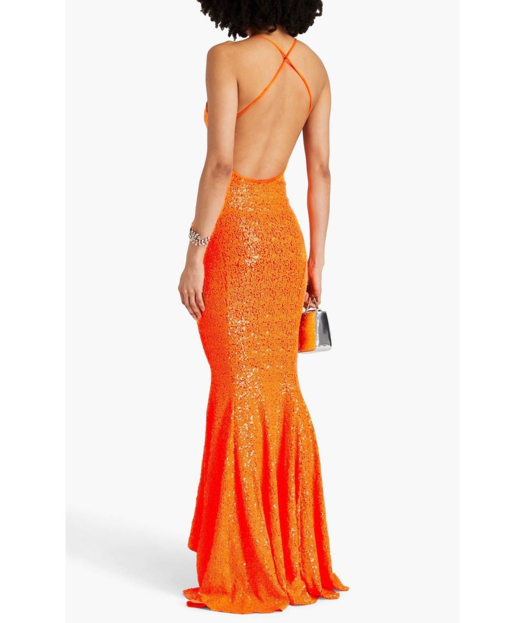 NORMA KAMALI Оранжевое коктейльное платье, фото 3
