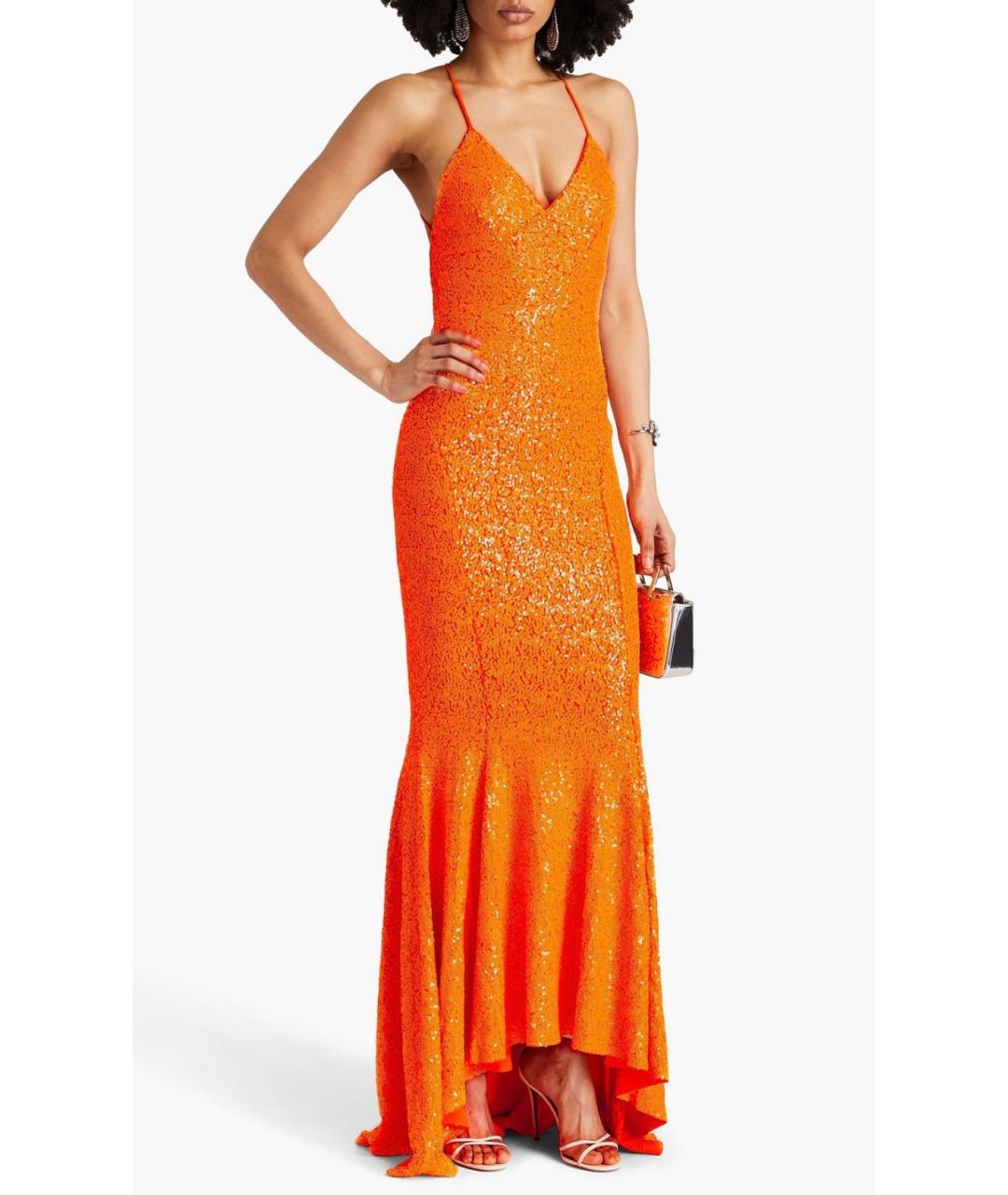 NORMA KAMALI Оранжевое коктейльное платье, фото 2