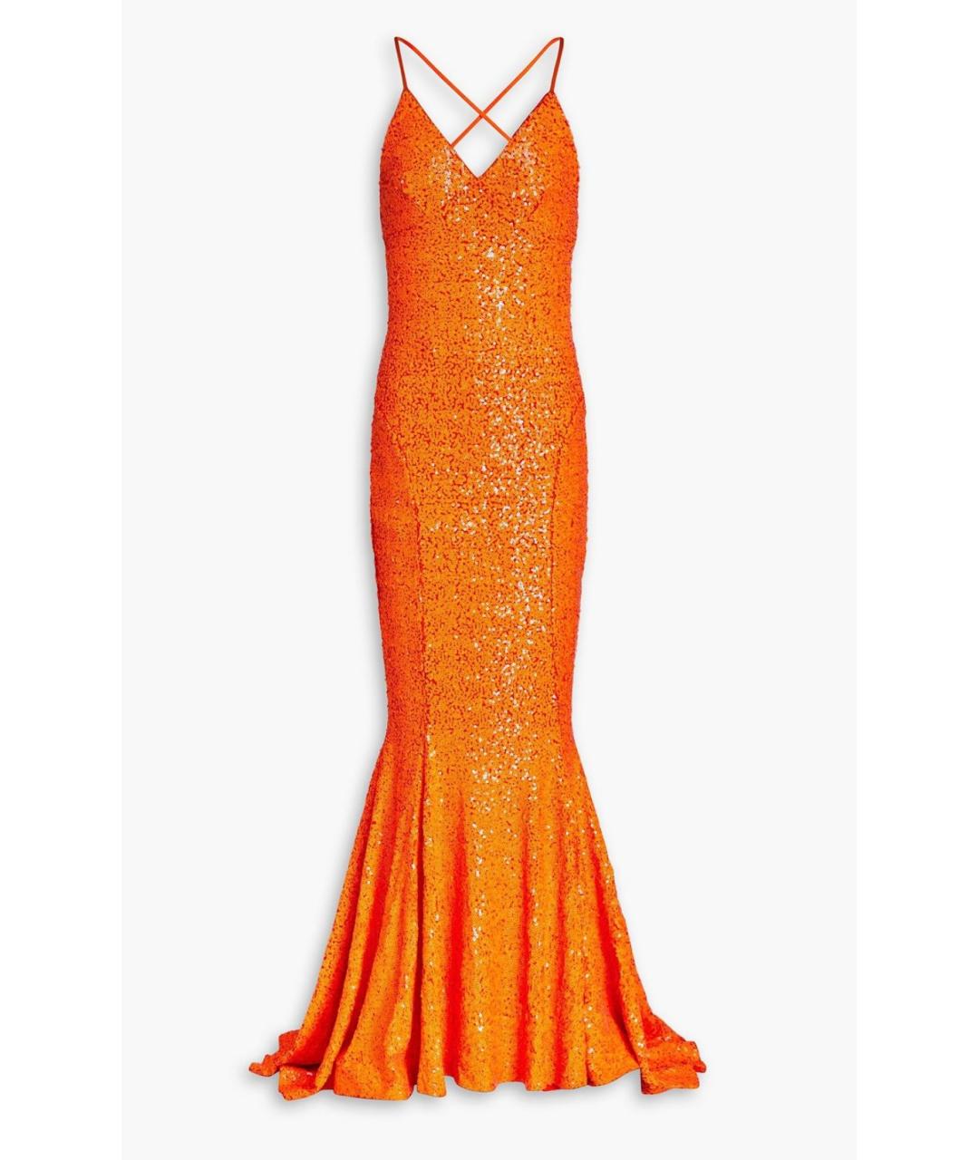 NORMA KAMALI Оранжевое коктейльное платье, фото 4
