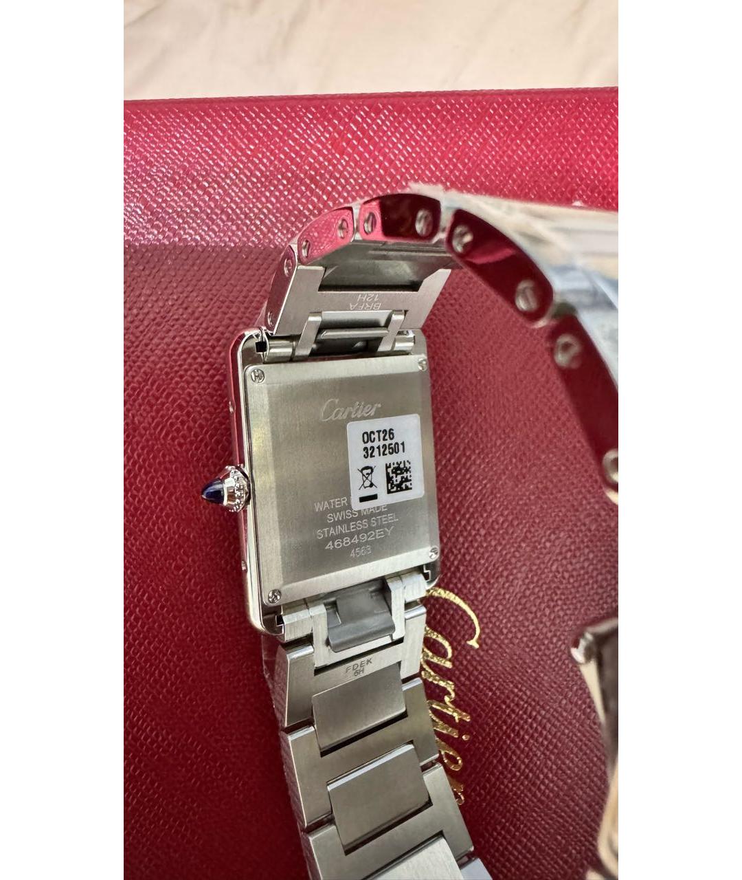 CARTIER Серебряные часы, фото 2