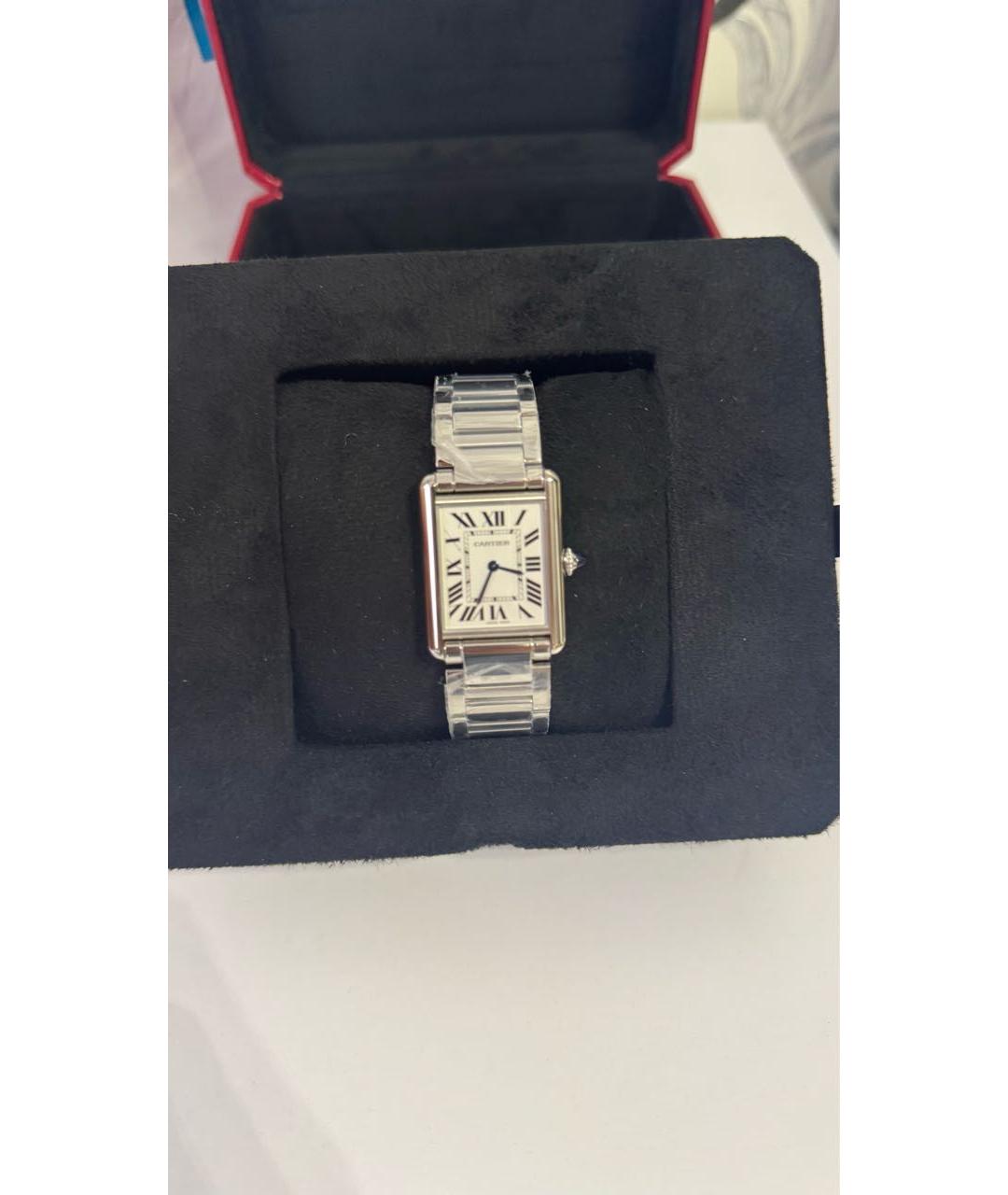 CARTIER Серебряные часы, фото 5