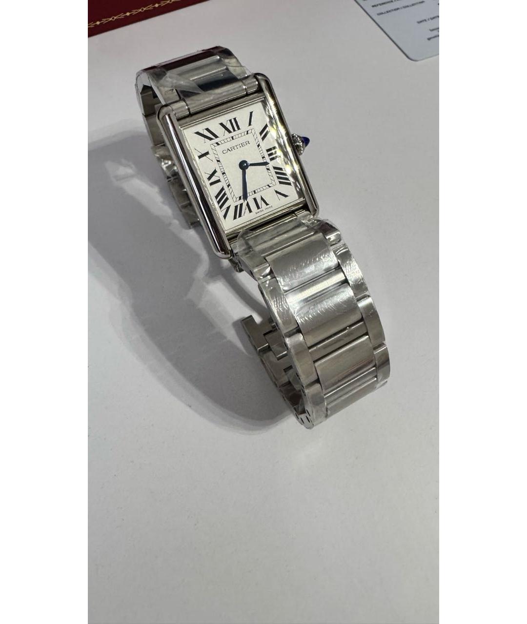 CARTIER Серебряные часы, фото 7