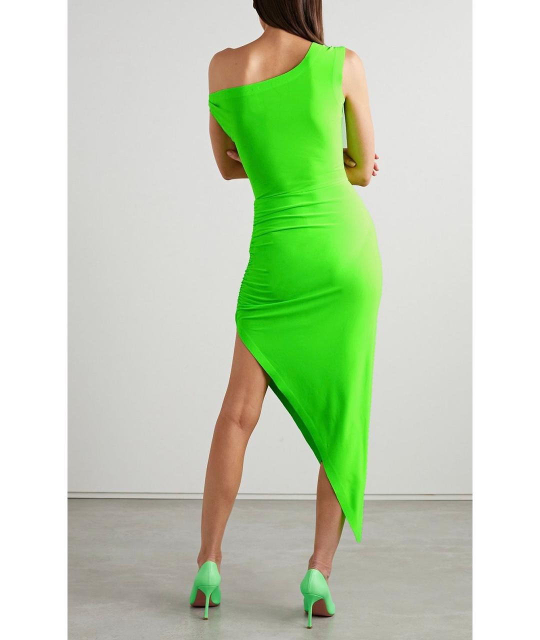 NORMA KAMALI Салатовыое коктейльное платье, фото 3