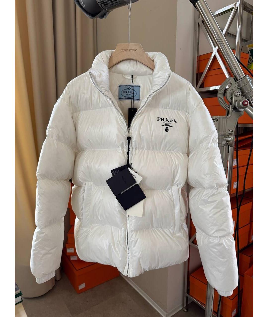 PRADA Белый пуховик, фото 2