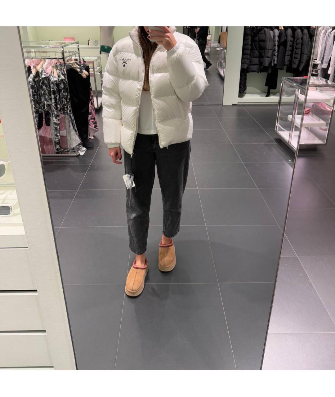 PRADA Белый пуховик, фото 6