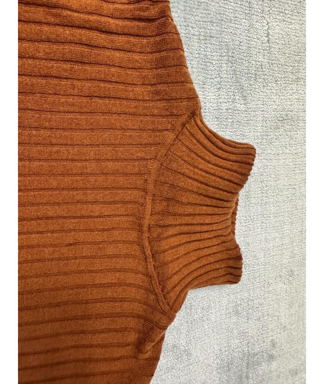 PAUL SMITH Коричневая шерстяная водолазка, фото 7