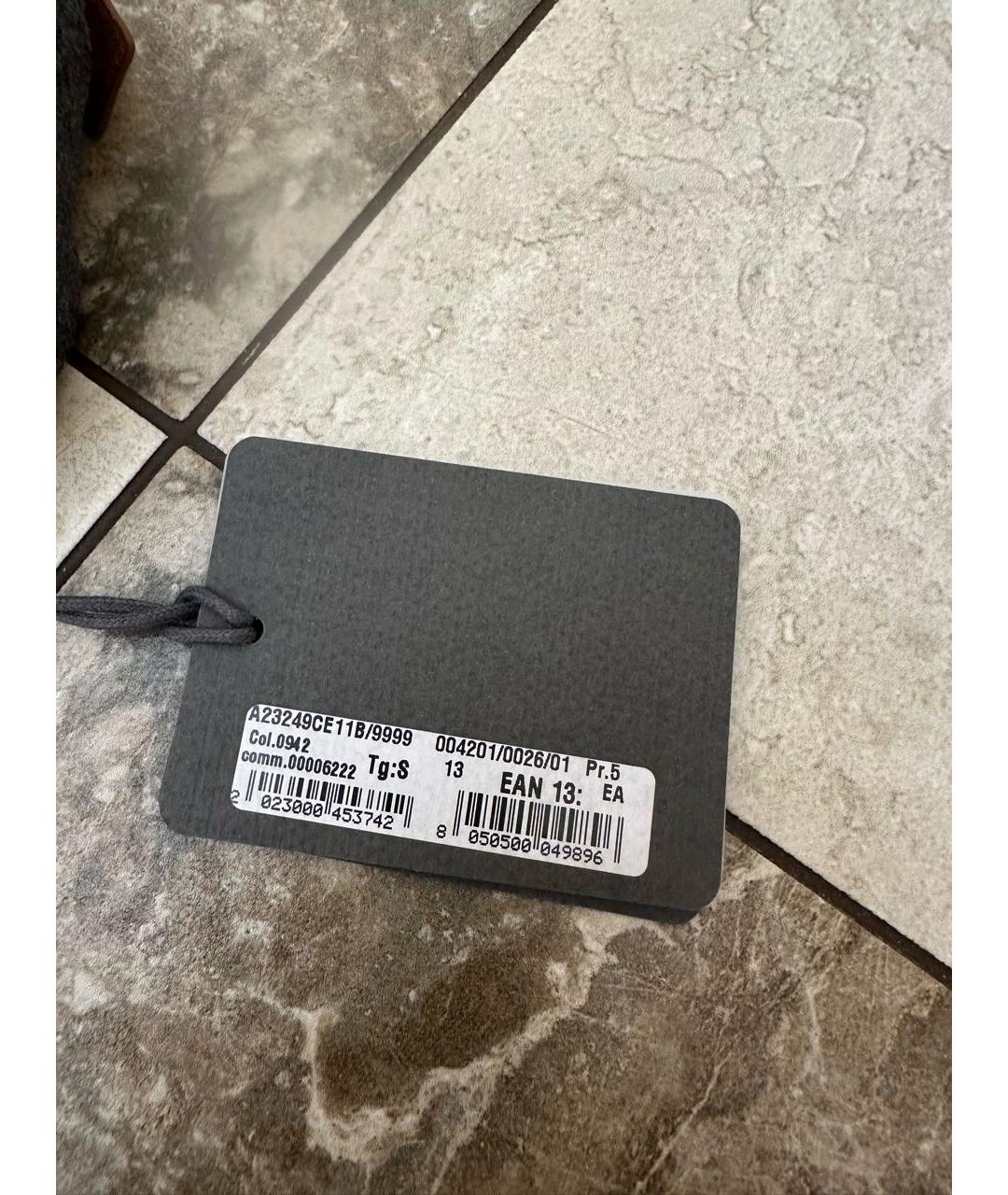 LORENA ANTONIAZZI Серая шерстяная кепка, фото 4