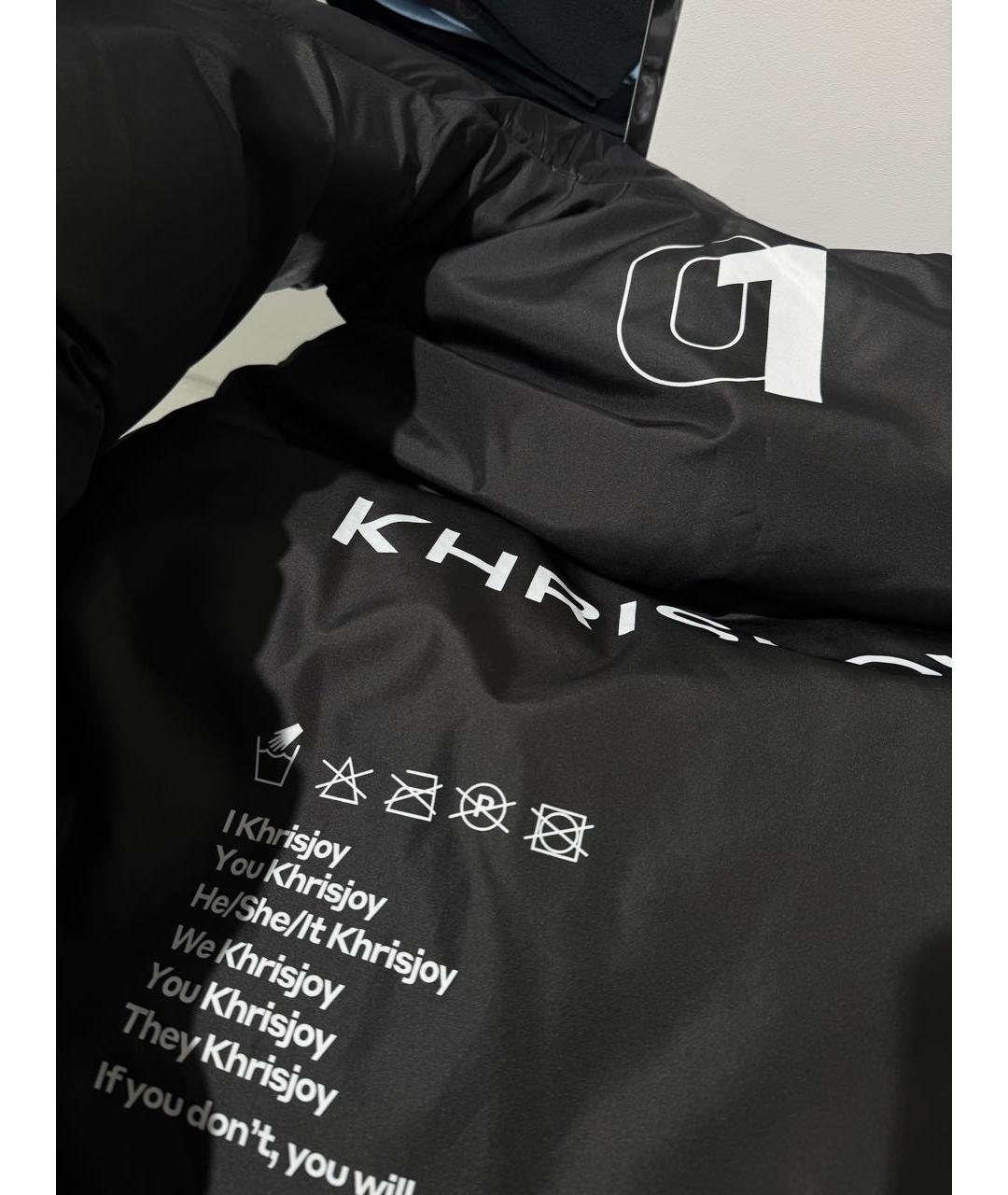 KHRISJOY Черный полиэстеровый жилет, фото 4