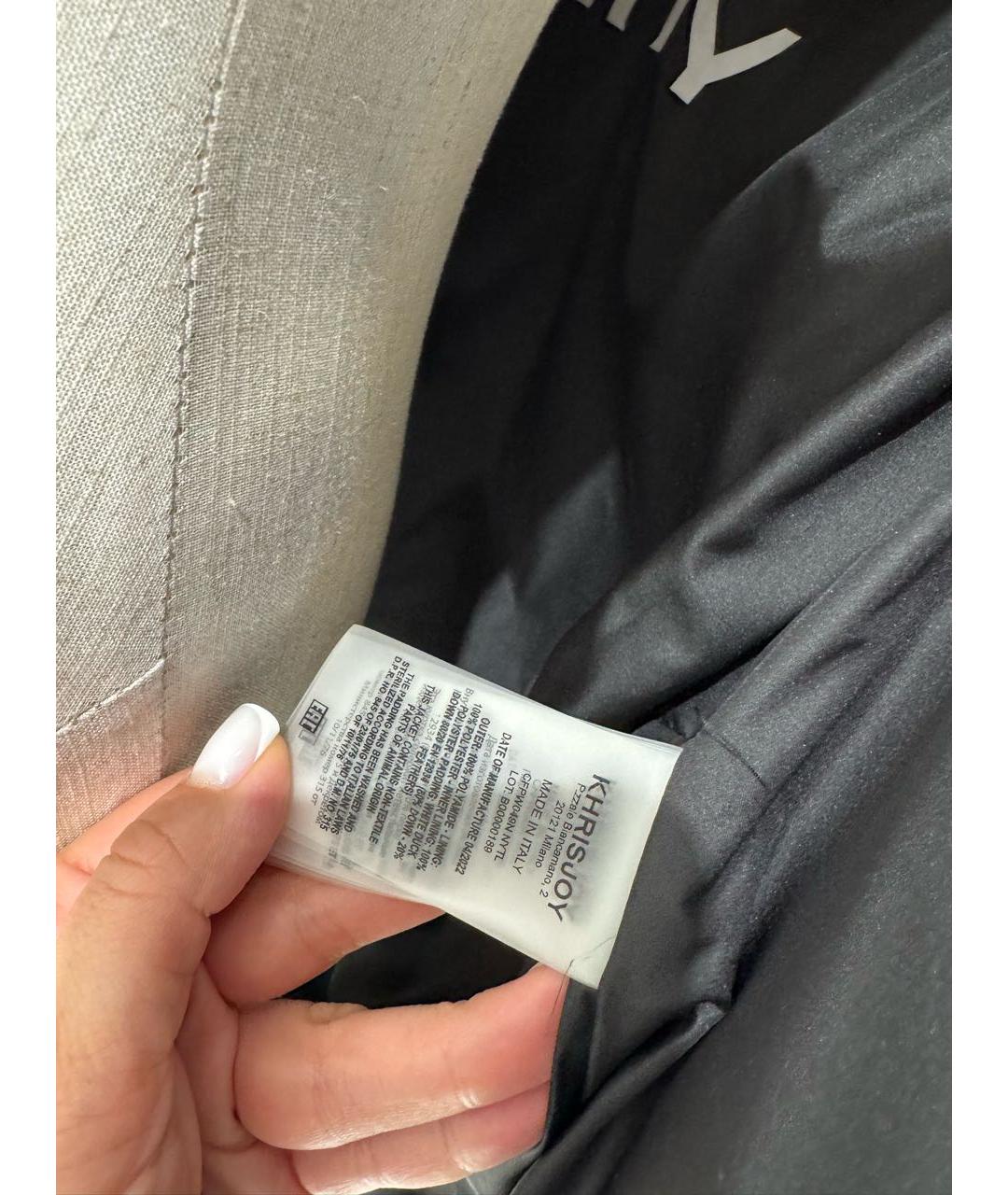 KHRISJOY Черный полиэстеровый жилет, фото 7