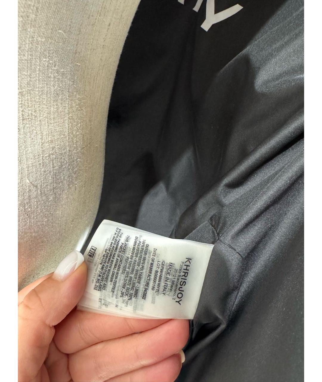 KHRISJOY Черный полиэстеровый жилет, фото 3